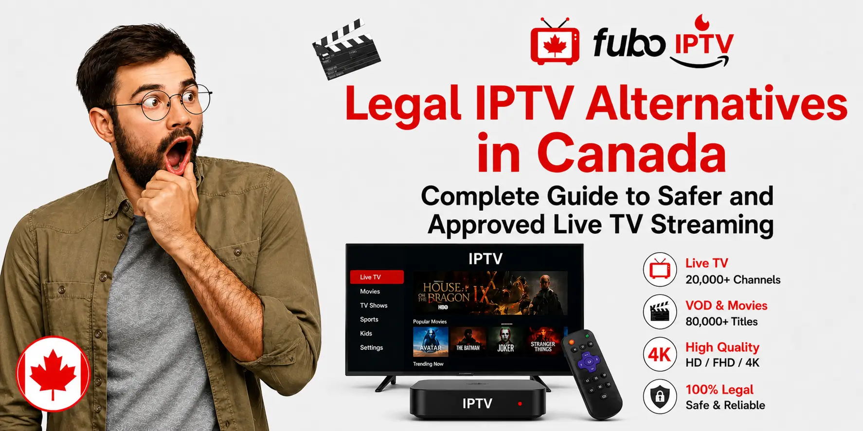 Legal IPTV Alternatives in Canada — Complete Guide to Safer and Approved Live TV Streaming