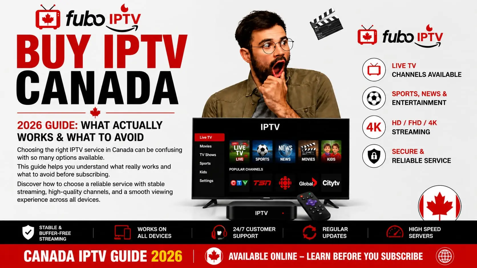 Buy IPTV Canada (2026 Guide): What Actually Works & What to Avoid