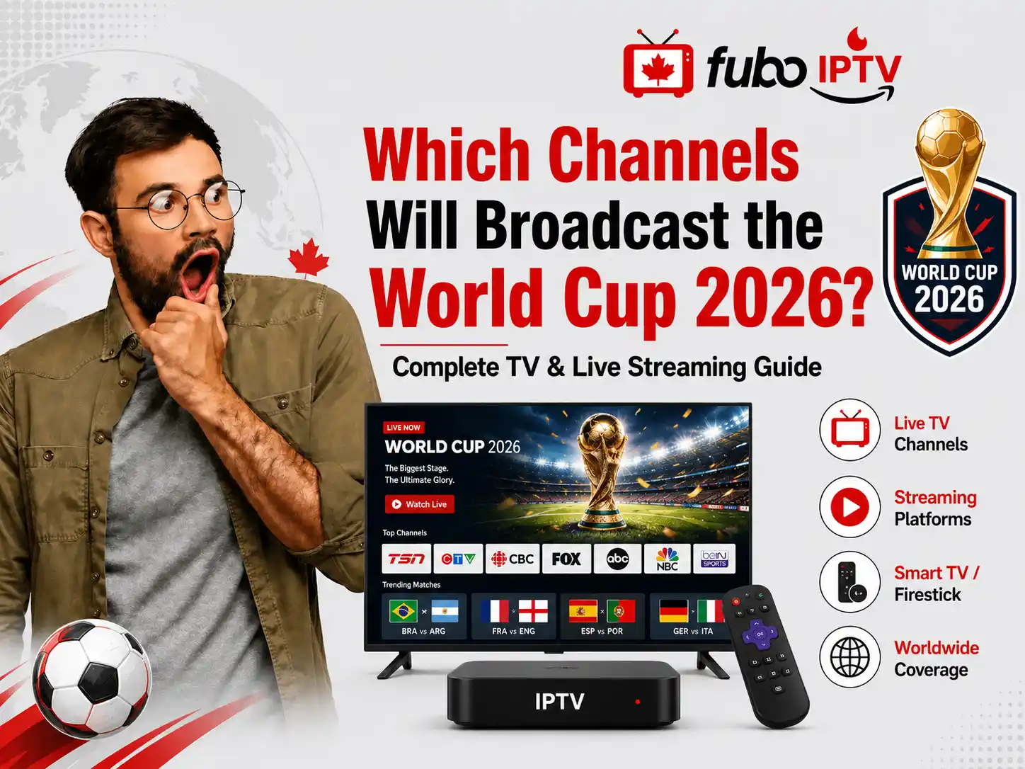Which Channels Will Broadcast the World Cup 2026 ?